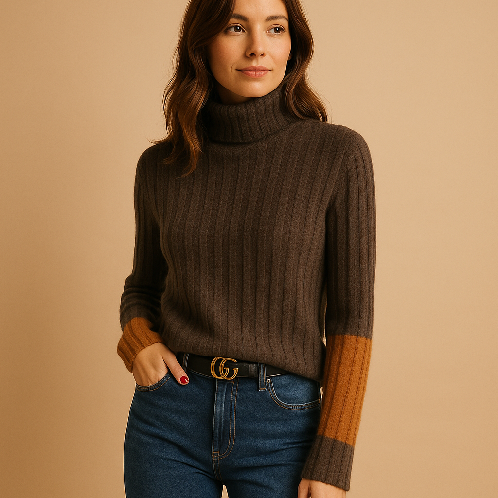 Women's Cozy Crew Neck Knit Sweater - Luxivelle