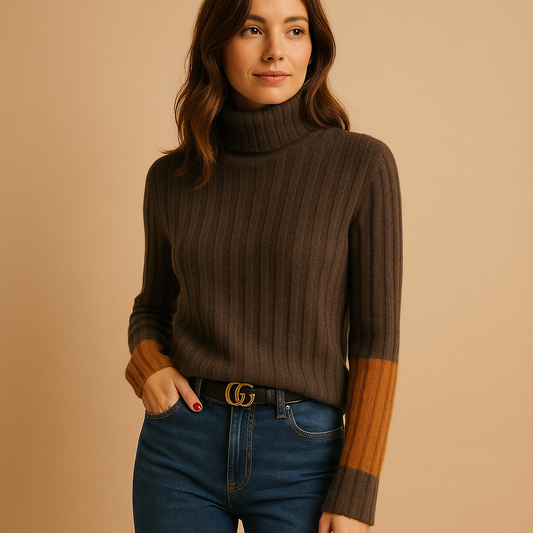 Women's Cozy Crew Neck Knit Sweater - Luxivelle