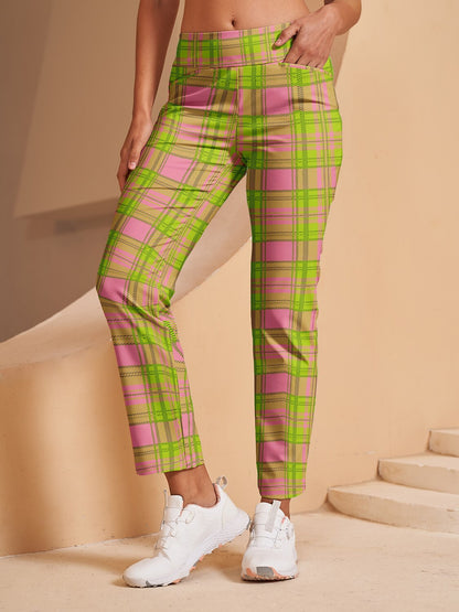 Comfortable 28 Inch Stretchy Slim Fit Ankle Pants