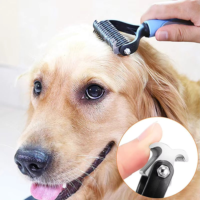 Gentle Double Sided Pet Grooming Comb - Luxivelle