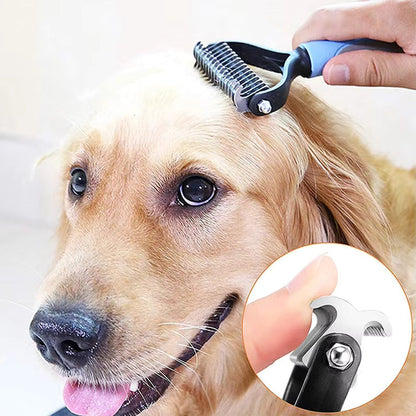 Gentle Double Sided Pet Grooming Comb - Luxivelle