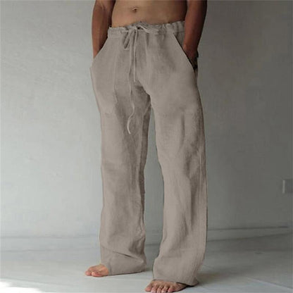 Linen Pants - Baggy Casual Fit for Men-5