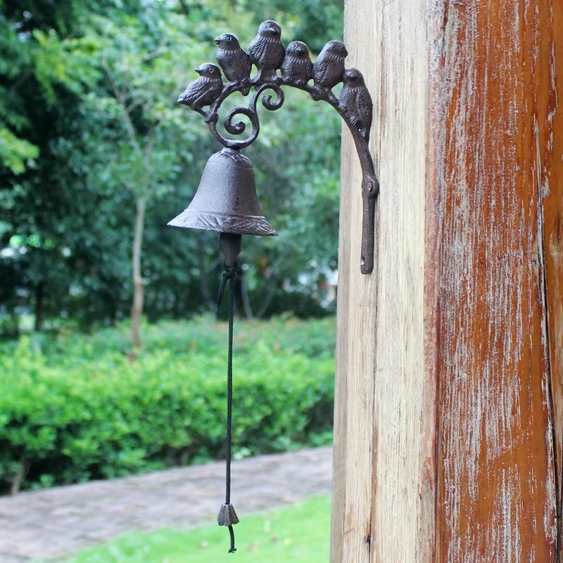 Rustic Metal Doorbell - Traditional Entry Door Bell