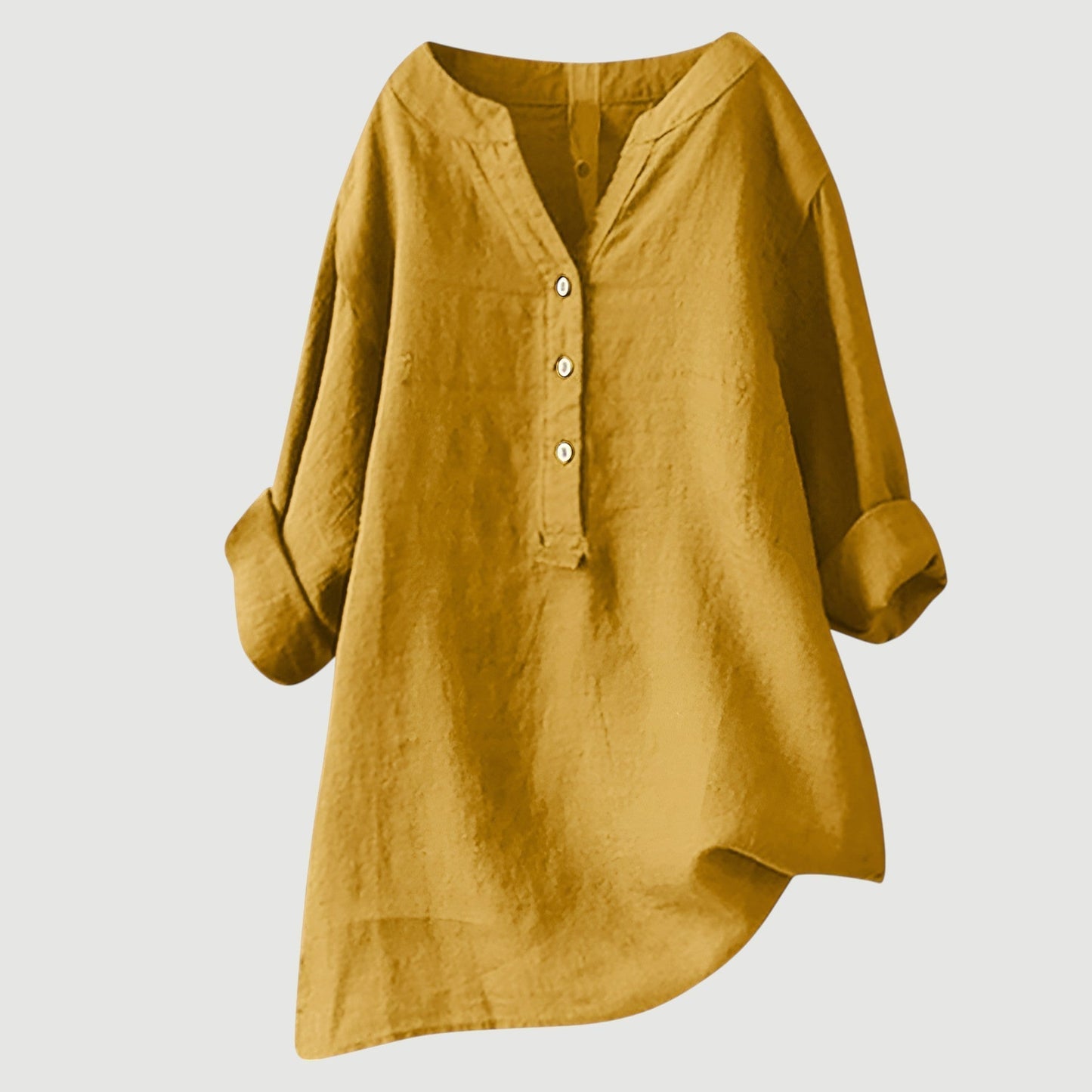 Casual Fit Button Down Tunic