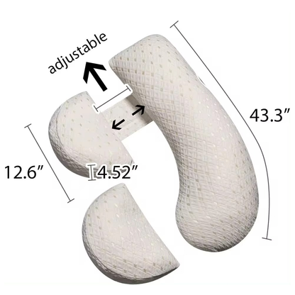 Full Body Pregnancy Support Pillow - Luxivelle