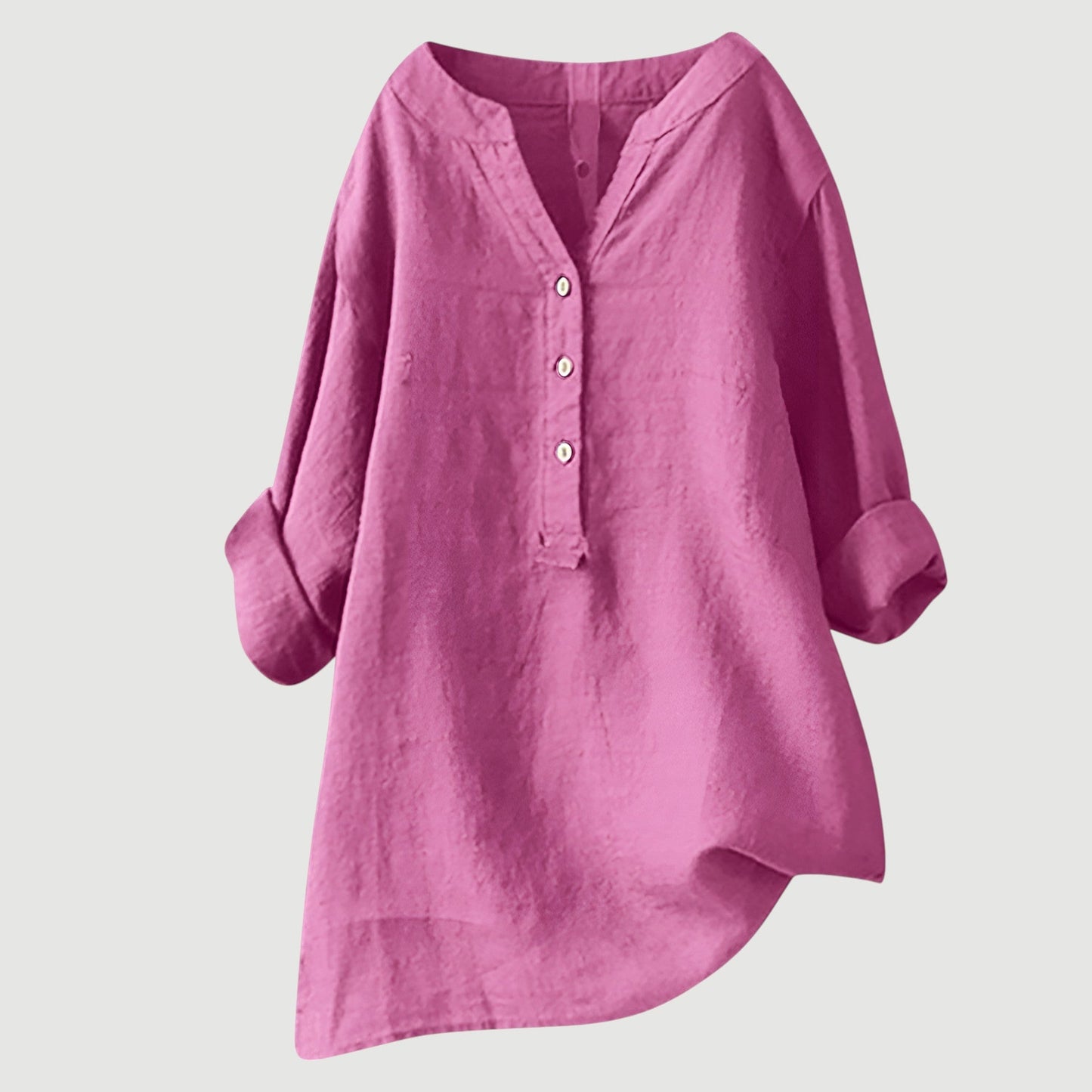 Lightweight Casual Women's Cotton Shirt Top