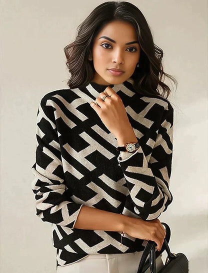 Ladies Classic Crew Neck Long Sleeve Top