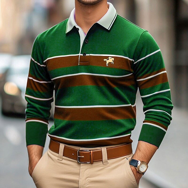 Classic Casual Men's Polo Shirt
