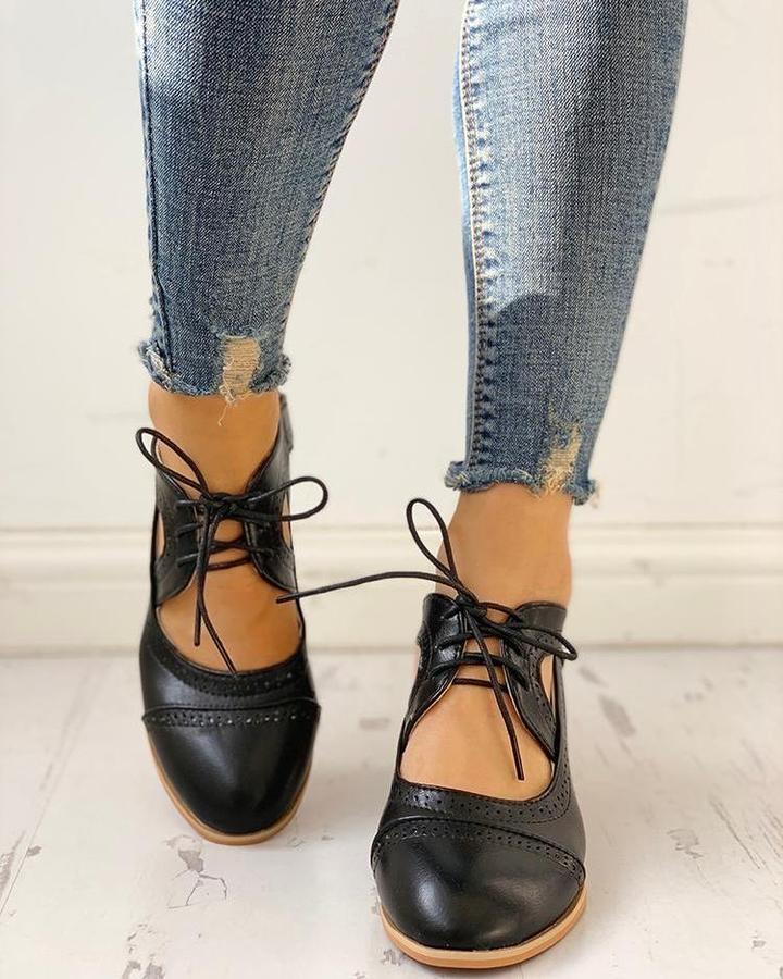 Classic High Heel Ankle Shoes
