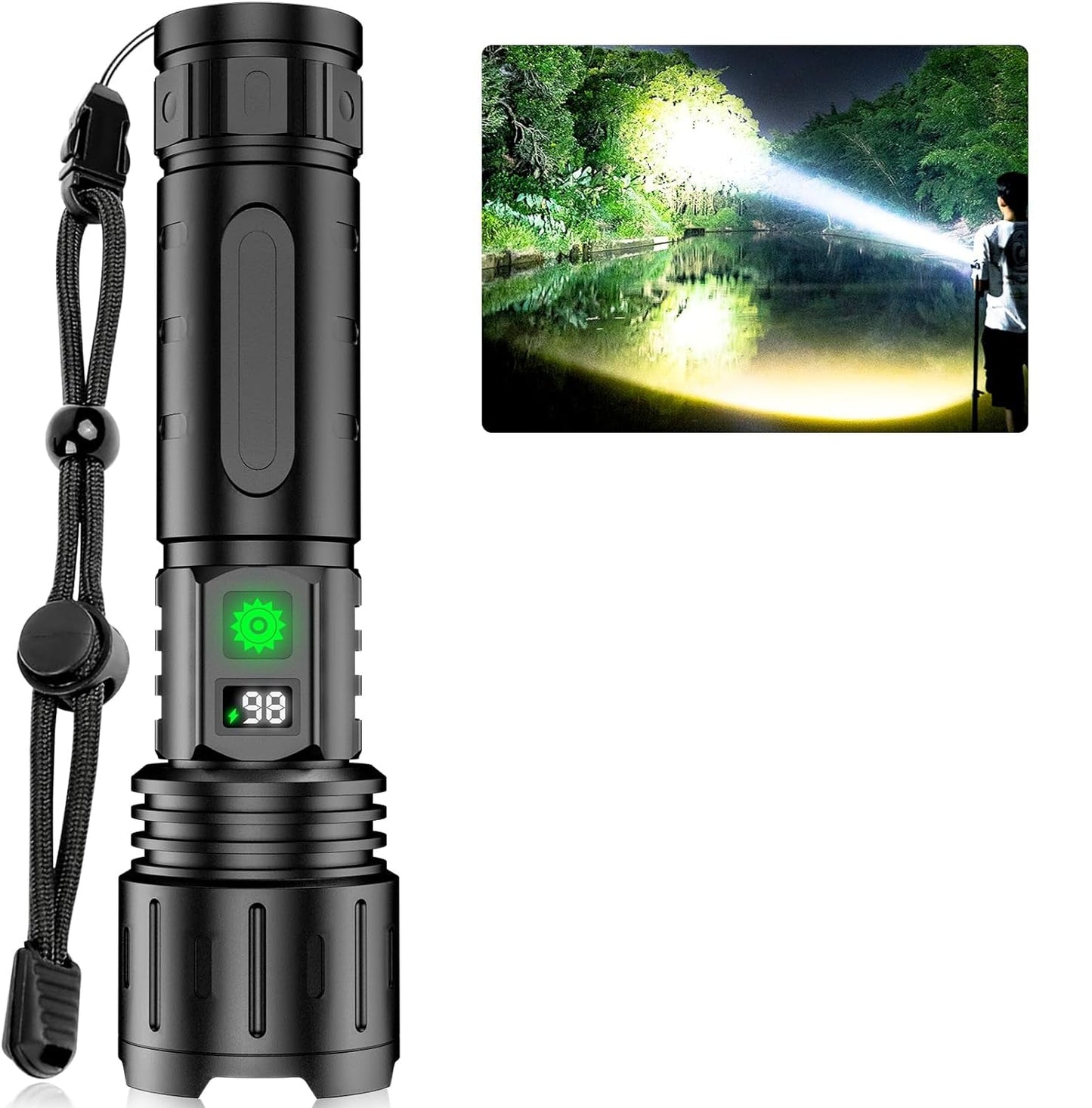 Powerful LED High Intensity Flashlight - Luxivelle