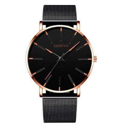 Slim Men's Classic Leather Watch