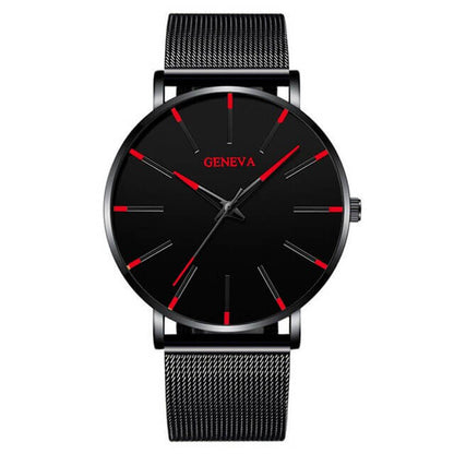 Slim Men's Classic Leather Watch