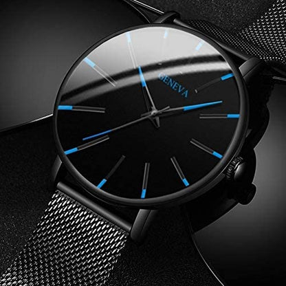 Slim Men's Classic Leather Watch