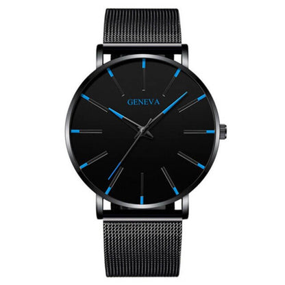 Slim Men's Classic Leather Watch
