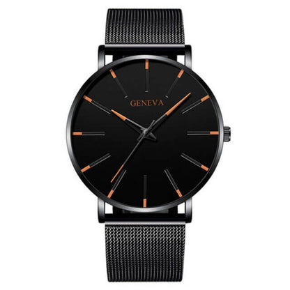 Slim Men's Classic Leather Watch