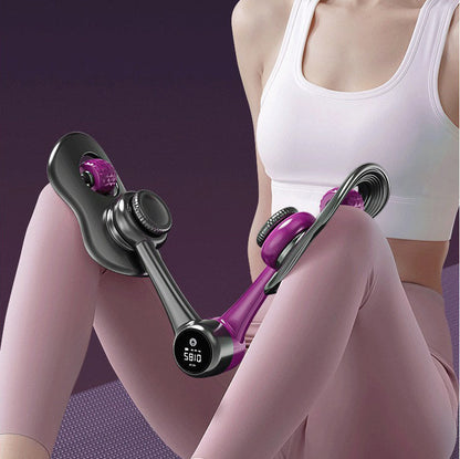 "Unisex 360° rotatable Kegel exerciser toner, sleek design, enhances glute and pelvic strength, USB rechargeable."