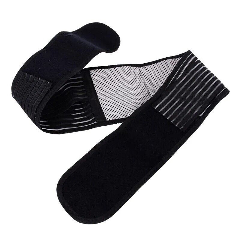 Unisex lightweight lower back support belt for pain relief, sleek design, breathable material, ergonomic fit, health wellness