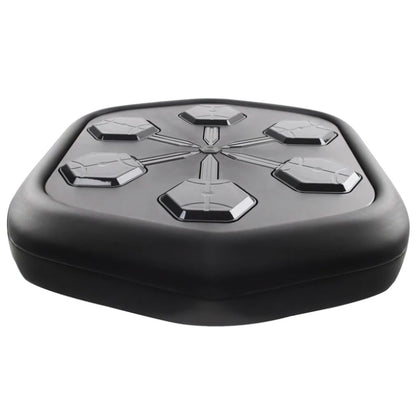 "Unisex Rhythm Punch Max Boxing Trainer with sleek design, digital display, music sync feature for immersive home gym workout