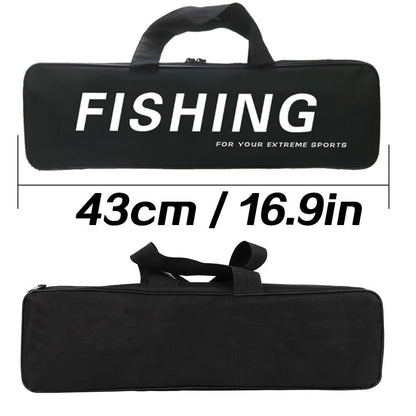 Unisex telescopic carbon fiber fishing rod kit with spinning reel and carrying bag for easy use, ideal for any angler.