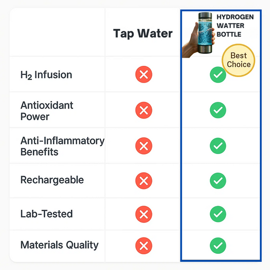 Alkaline USB Purified Water Bottle - Healthy Hydration - Luxivelle