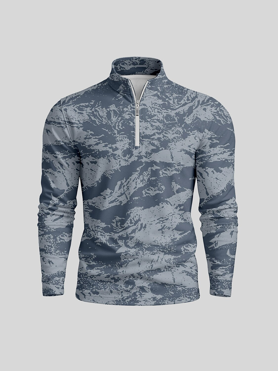 Moisture Wicking Mens Golf Quarter Zip Shirt UPF50 - Luxivelle