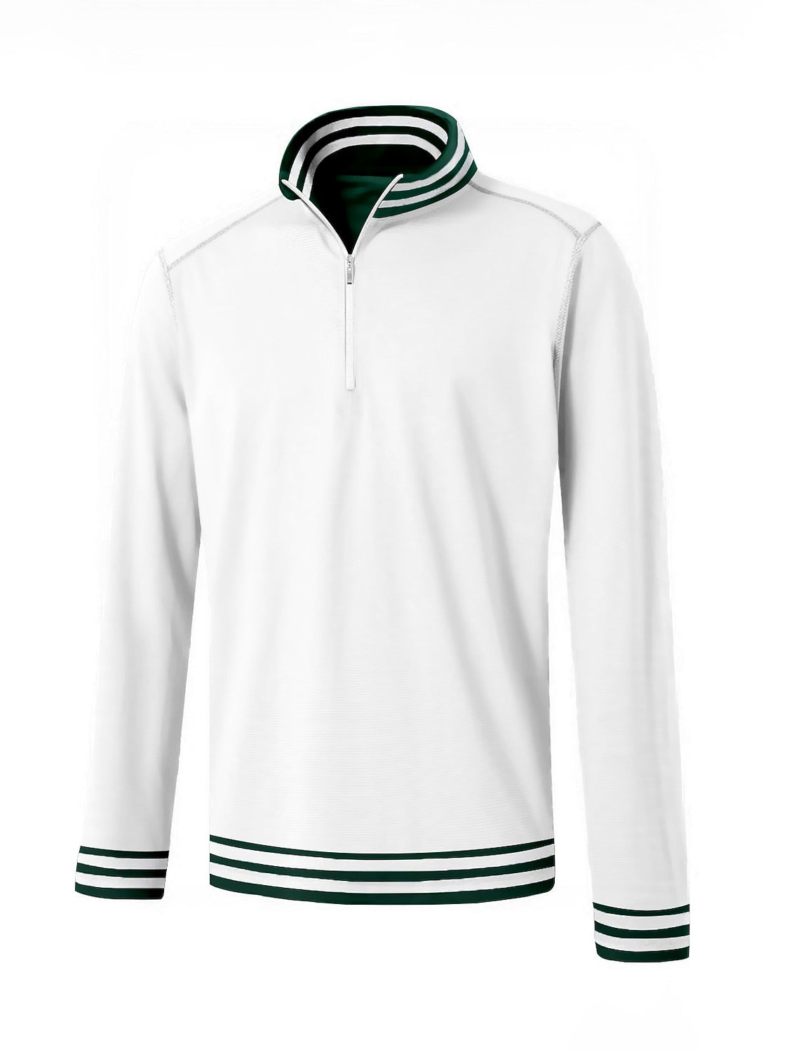 Casual Marine Mens Quarter Zip Golf Shirt UPF50