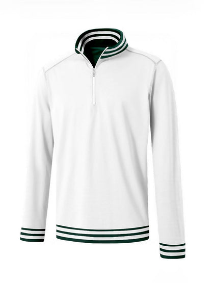 Casual Navy Blue Men's Golf Quarter Zip Shirt