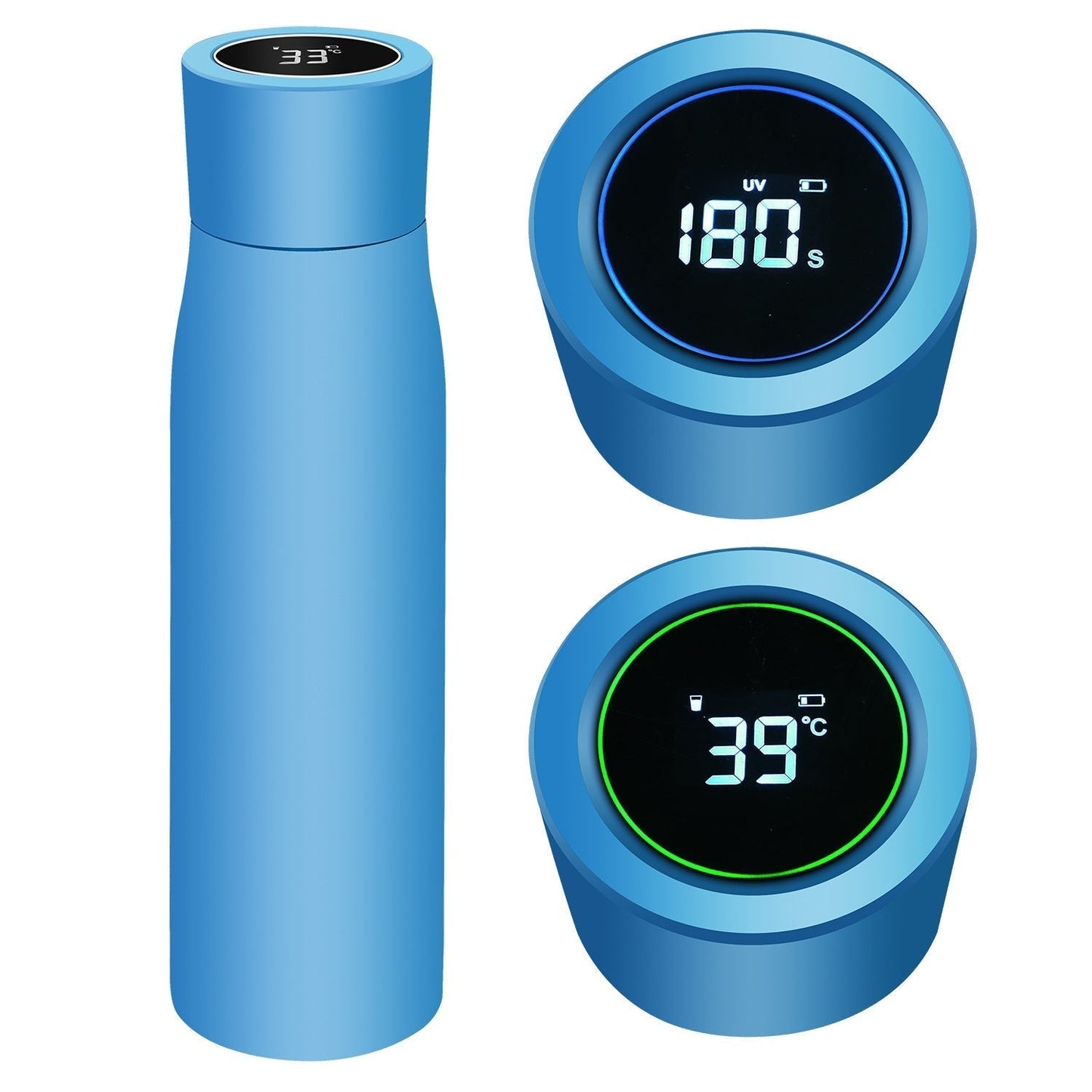 Portable Purified Water Bottle with UV Sterilizer - Luxivelle