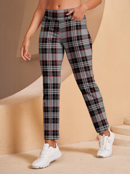 Comfortable 28 Inch Stretchy Slim Fit Ankle Pants