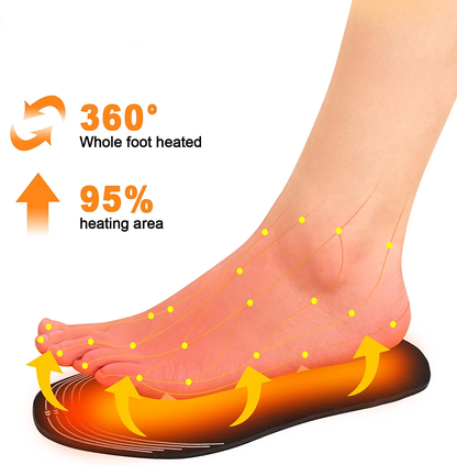 Warm Heating Insoles for Boots and Outdoor Shoes