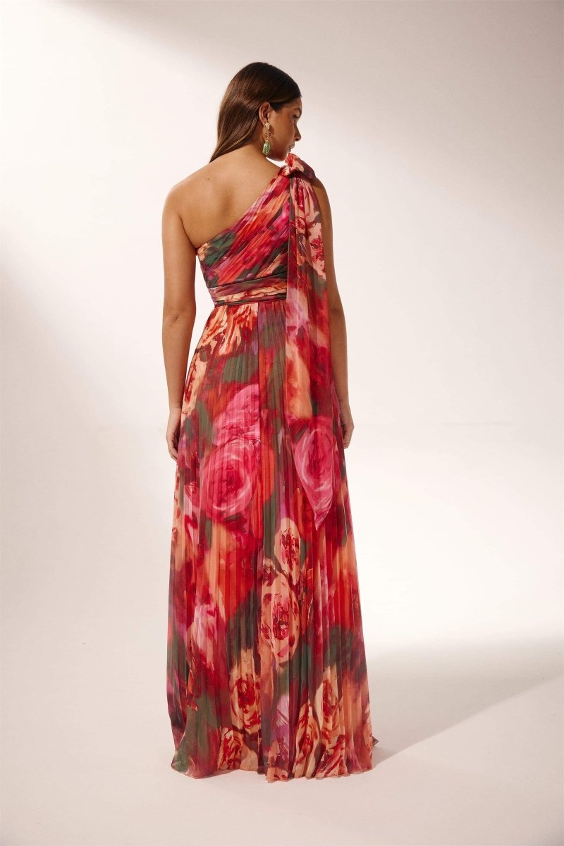 Irma | Asymmetric Floral Dress