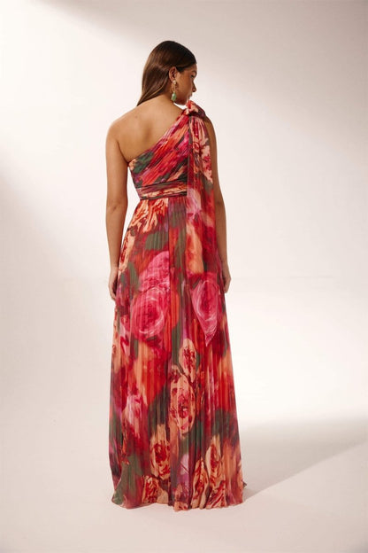 Irma | Asymmetric Floral Dress