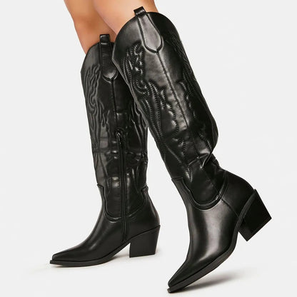 Rustic Country Tall Cowboy Boots