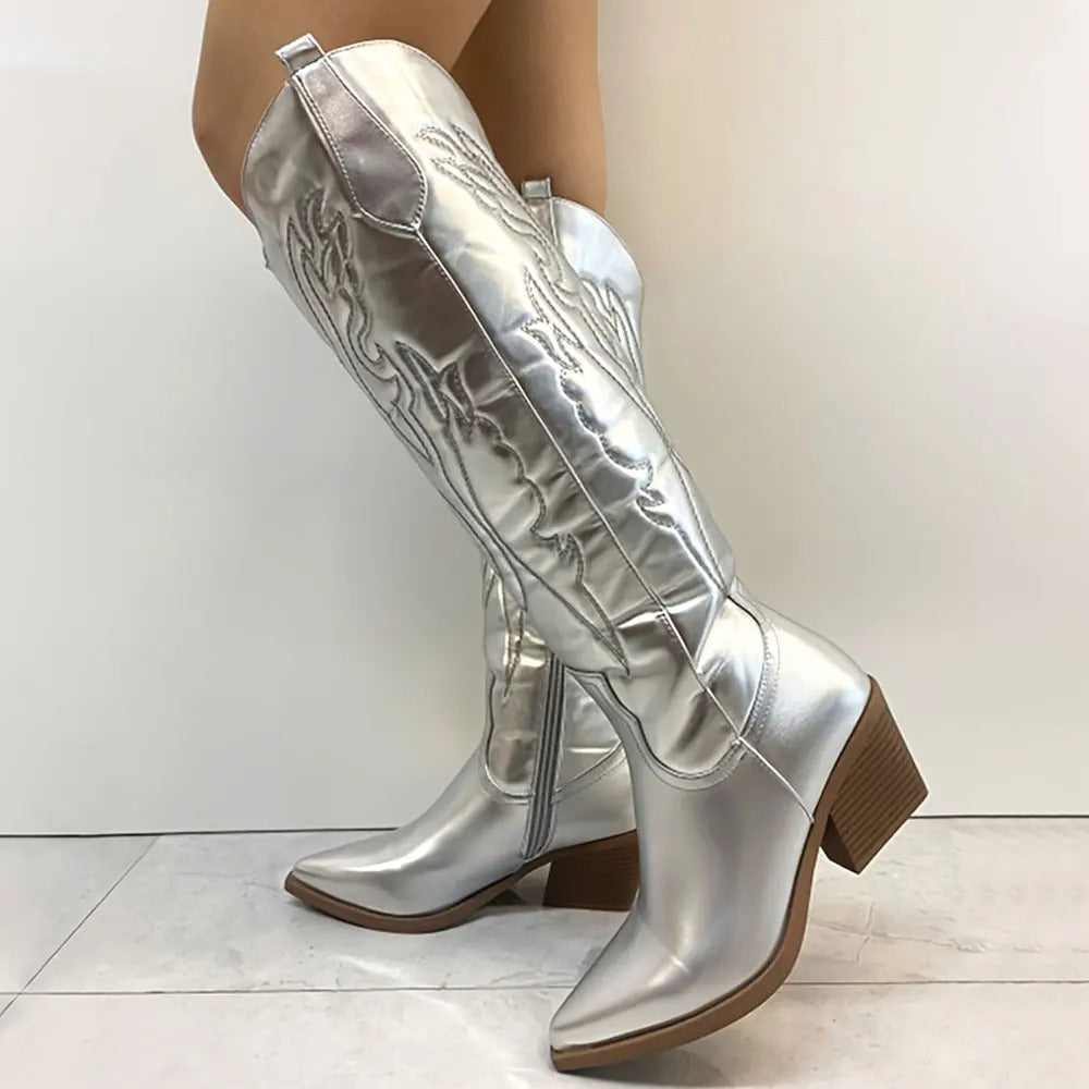 Rustic Country Tall Cowboy Boots