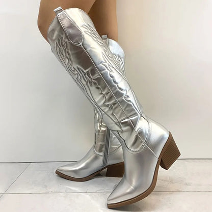 Rustic Country Tall Cowboy Boots