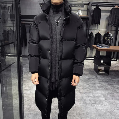 Warm Quilted Puffer Coat for Men - Luxivelle