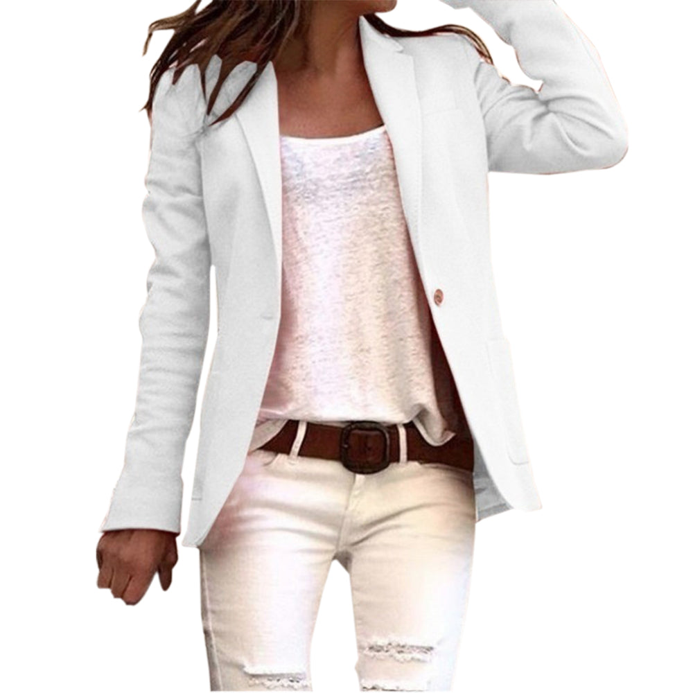 Classic Fit Women's Blazer with Simple Design