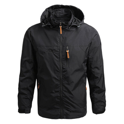 Waterproof Men's Breathable Zip Up Jacket - Luxivelle