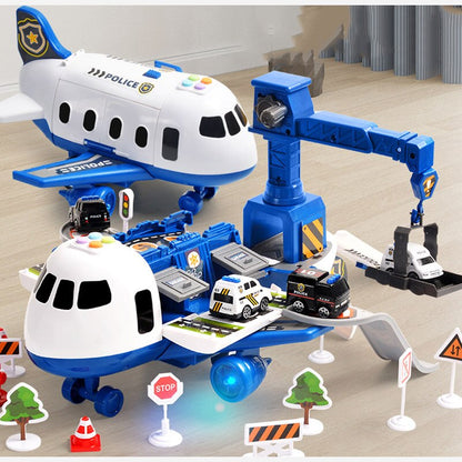 Ultimate Airplane Playset with 20 Piece Vehicle Set