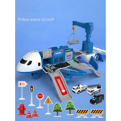 Ultimate Airplane Playset with 20 Piece Vehicle Set