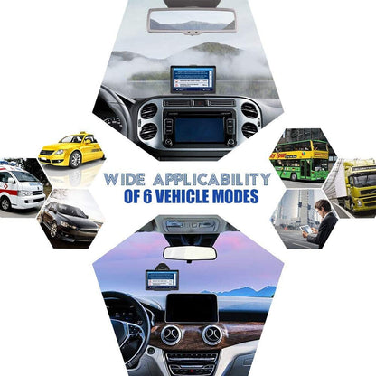 Compact 7 Car GPS Navigator with Lifetime Maps Update