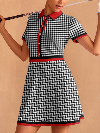 Casual Fit Knee Length Short Sleeve Dress
