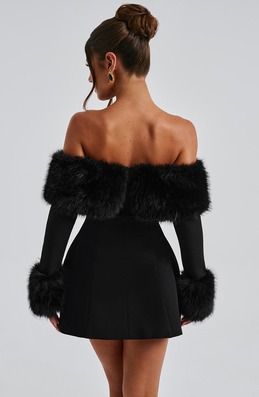 Eliza | Luxurious Fur Dress