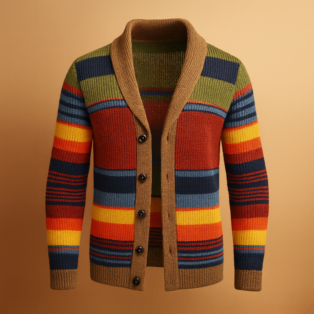 Classic Knit Men's Cardigan Sweater - Luxivelle