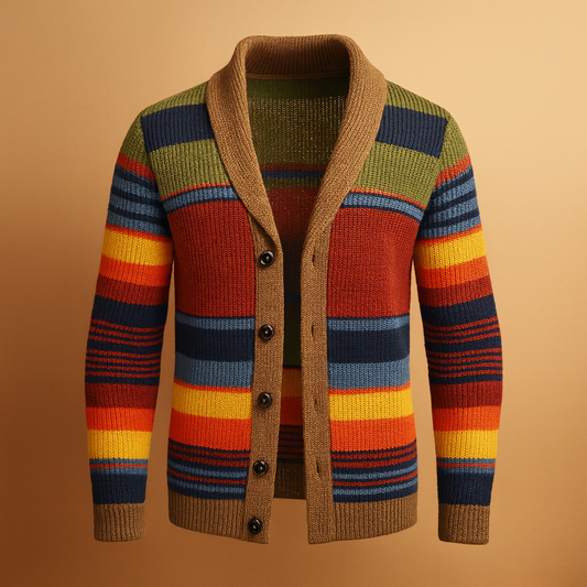 Classic Knit Men's Cardigan Sweater - Luxivelle