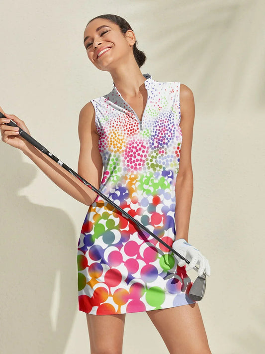 Sun Protective Cap Sleeve Dress UPF 50+ - Luxivelle