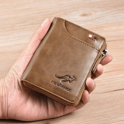 Premium Mens Leather RFID Blocking Wallet - Luxivelle