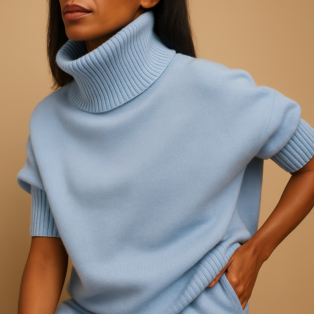 Cozy Large Crew Neck Sweater for Women - Luxivelle
