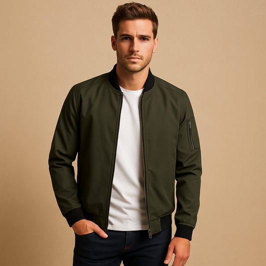 Water-resistant Mens Spring Coat - Luxivelle