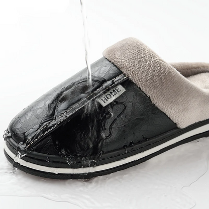 Men's Classic Faux Fur Slip On Sandals